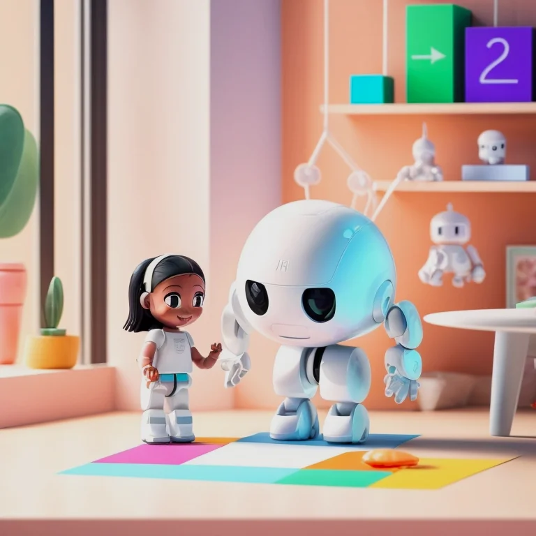 子供とAIおもちゃが対話している様子